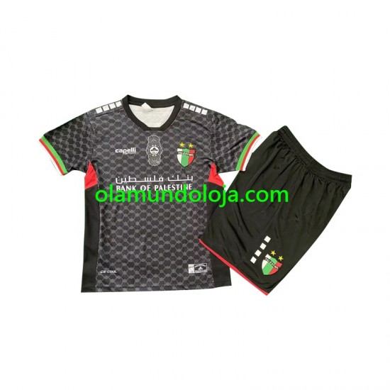 Camisola Club Deportivo Palestino Criança Equipamento Segundo 2024-2025 Manga Curta